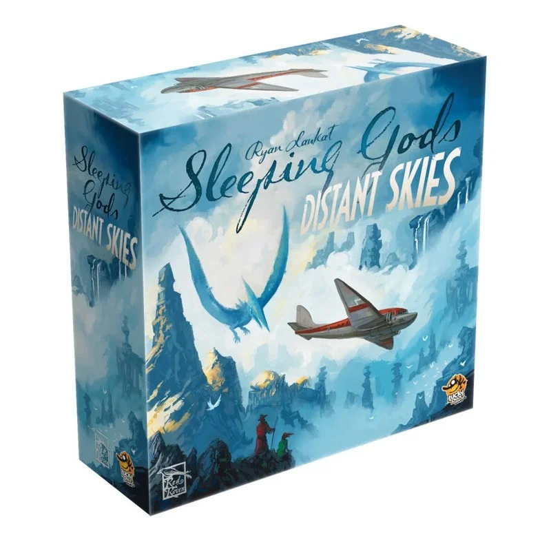 Sleeping Gods - Distant Skies Deluxe Édition Deluxe Carton Bleu/rouge 30x30 Cm Lucky Duck Games