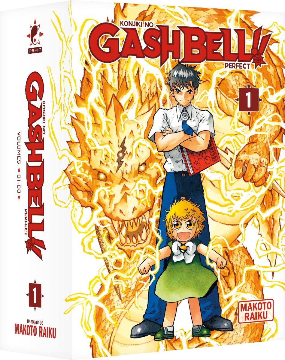 Gash bell!! - perfect edition: coffret vol.1: Tomes 1 à 8