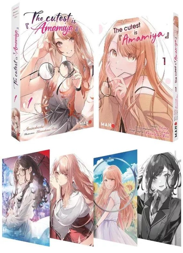 The cutest is Amamiya: pack découverte: tome 1 light novel et manga