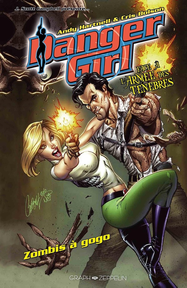 Danger Girl: face à l'armée des ténèbres: zombis à gogo