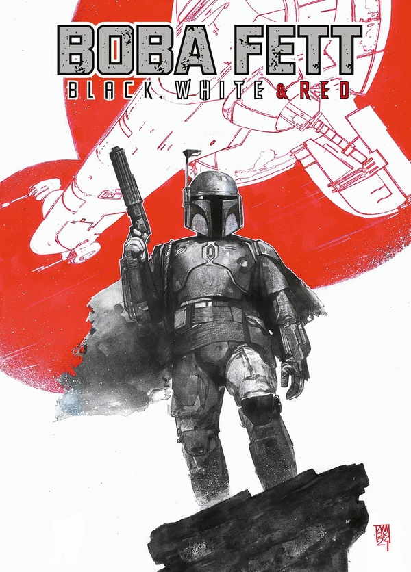 Star Wars - Boba Fett - Black White & Red