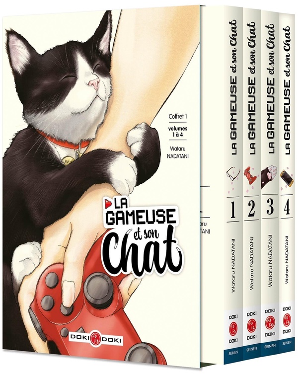 La gameuse et son chat - coffret tomes 1 à 4
