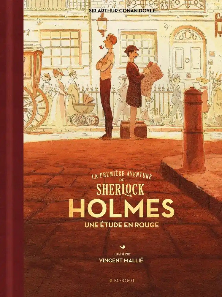 La première aventure de Sherlock Holmes: une étude en rouge