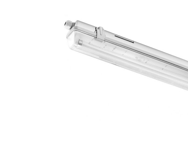 Boitier Led Pour 2 Tubes T8 36w 180° Étanche Ip65 Ik10 1200mm