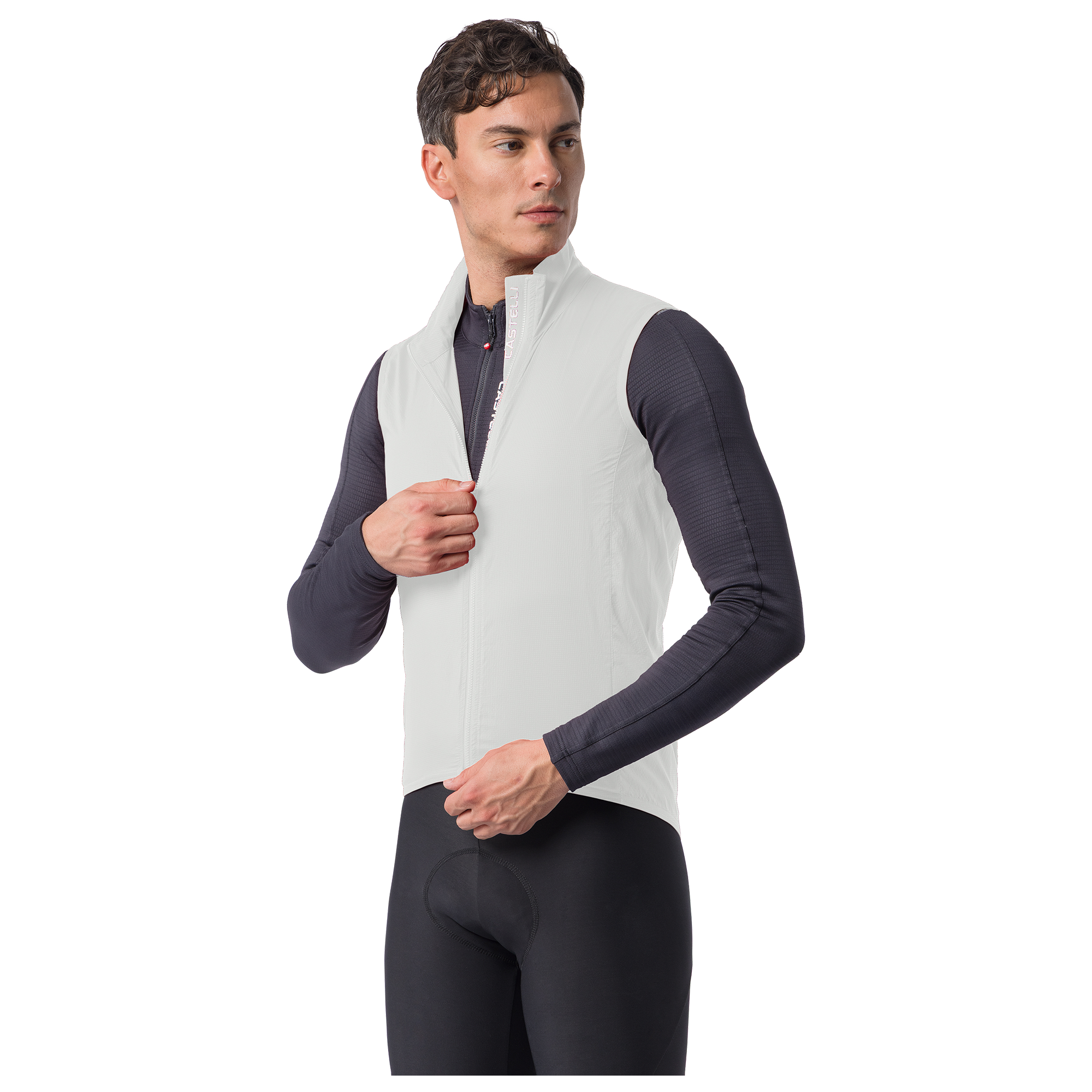Gilet Castelli Transition Air blanc ivoire, Taille M