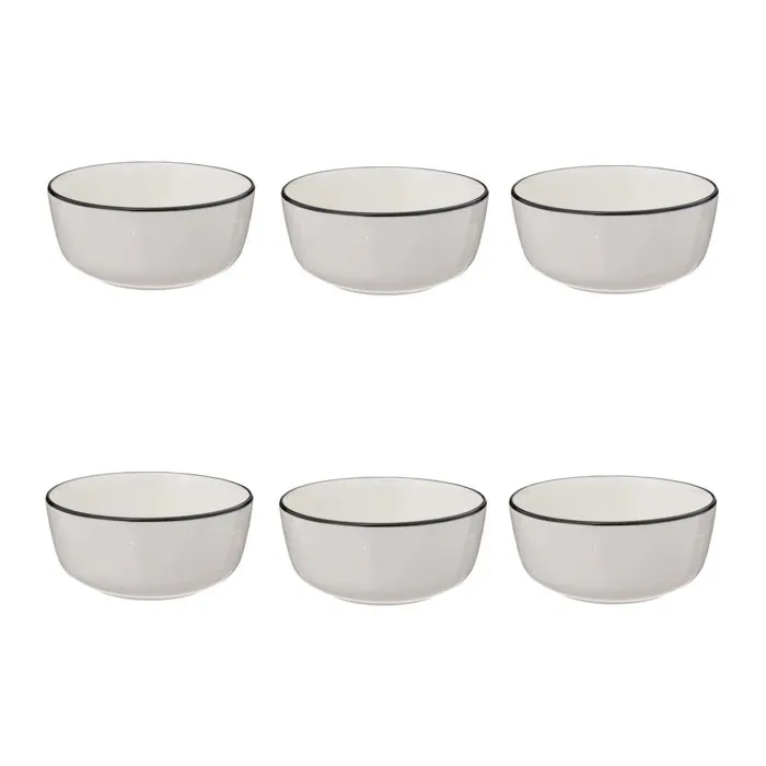 Coupelle "alix" En Porcelaine Blanc D15cm - Sg Secret De Gourmet