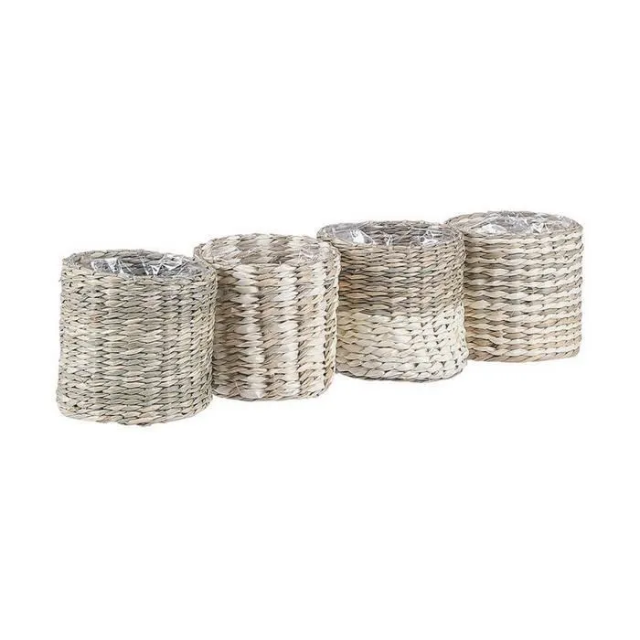 Panier Modèle Alexis Blanc-beige Ø10cm X 9cm H.