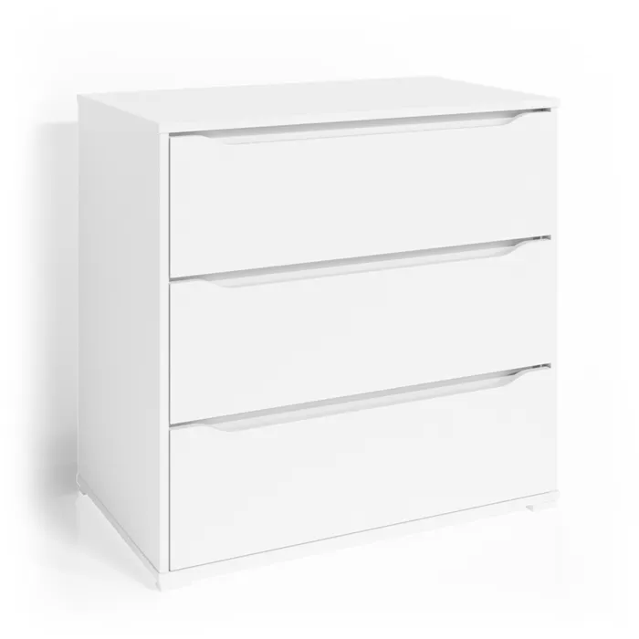Vicco Commode avec tiroirs Blanc 48x77.6cm