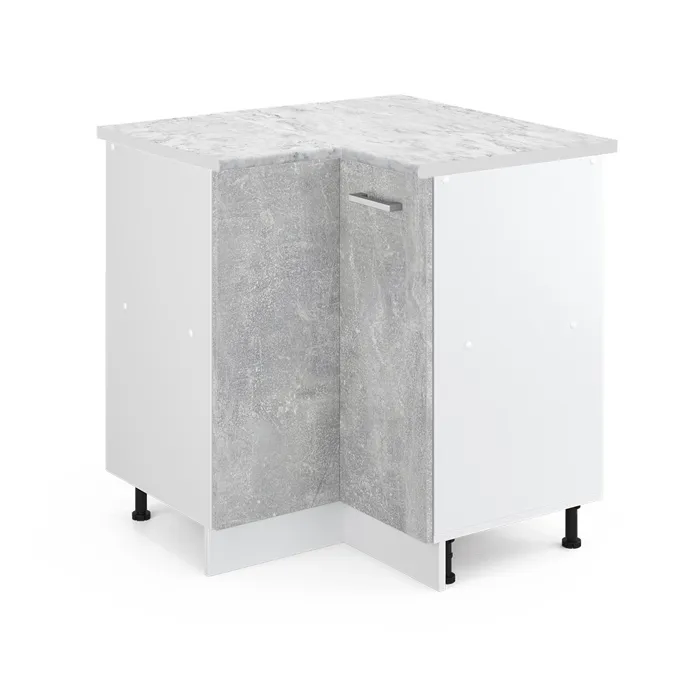 Vicco Meuble dangle Béton 60cm, PT Marbre