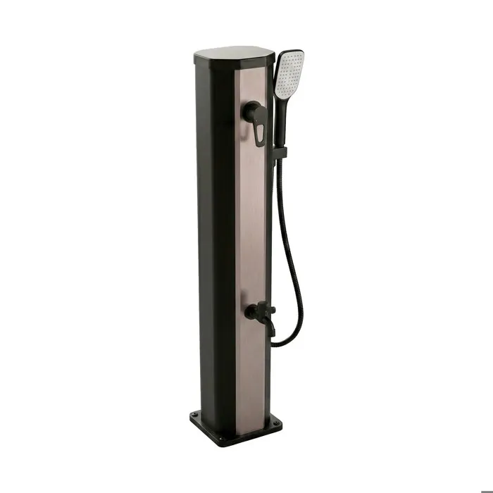 Tanaga 20 - Douche Solaire Basse De Jardin 20l Avec Robinet De Douche Et Lave-pieds