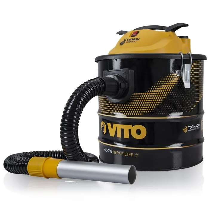 Aspirateur De Cendres Tornado 1400w 18l Vito Filtre Hepa Cendres Jusqu'à 50°c Souffle