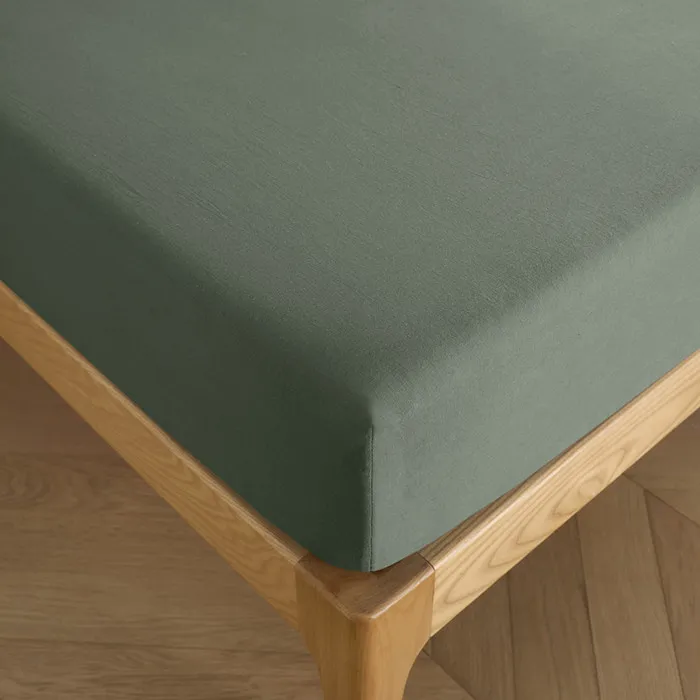 Drap Housse 140 X 190 Cm Bonnet 30 Cm "premium" Pour Lit 2 Places Coton Pur
