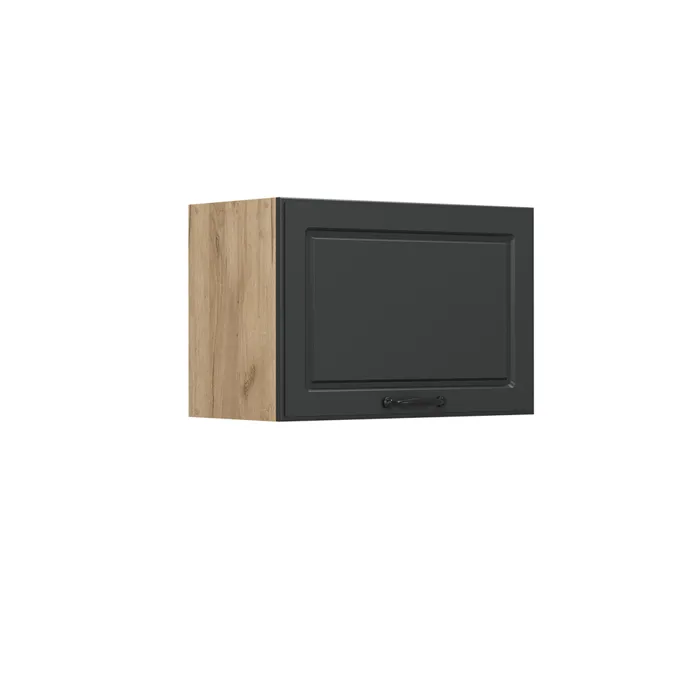 Vicco Elément haut de cuisine Anthracite campagne 60cm Plat