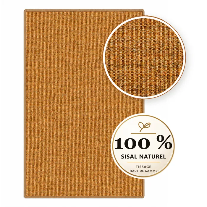 Tapis En Sisal Sur Mesure Goa Liège 40 X 150 Cm