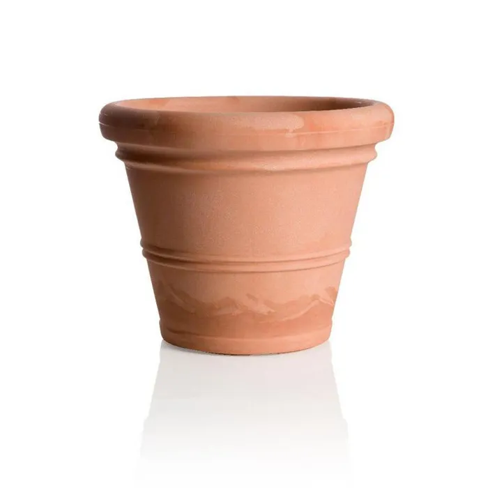 Pot De Fleurs Chianti En Plastique - Terracotta - D 100 Cm