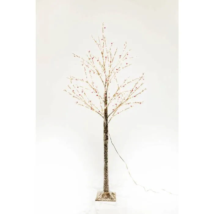 Arbre Givré Lumineux Extérieur 120 Led Blanc Chaud H.90cm - Feeric Lights & Christmas