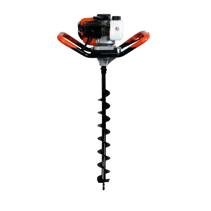 Tarière Thermique 52 Cm3, 3 Cv + Mèche 80 Mm