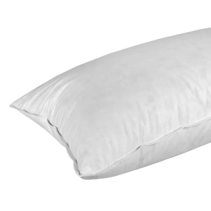 Oreiller en plumes de canard 40 x 80 cm - lot de 2 - HOMESCAPES