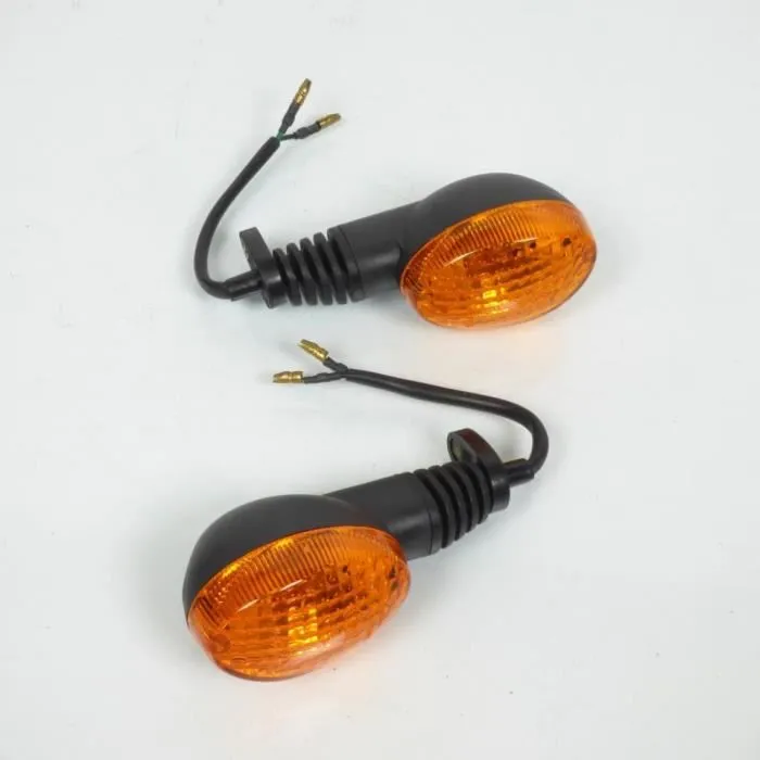 Paire De Clignotant Orange Avant Ou Arrière Pour Moto Derbi 50
