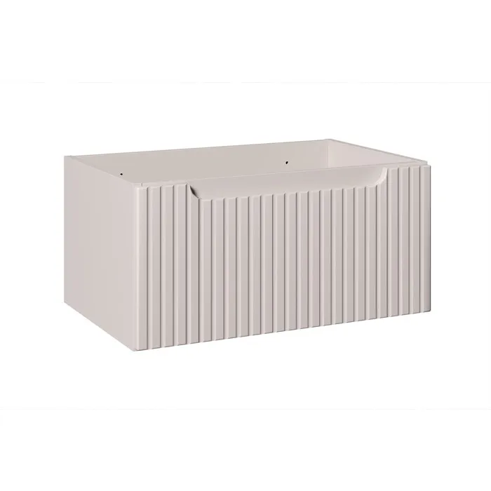 Meuble suspendu sous vasque NOVA cachemire 60 cm 1 tiroir