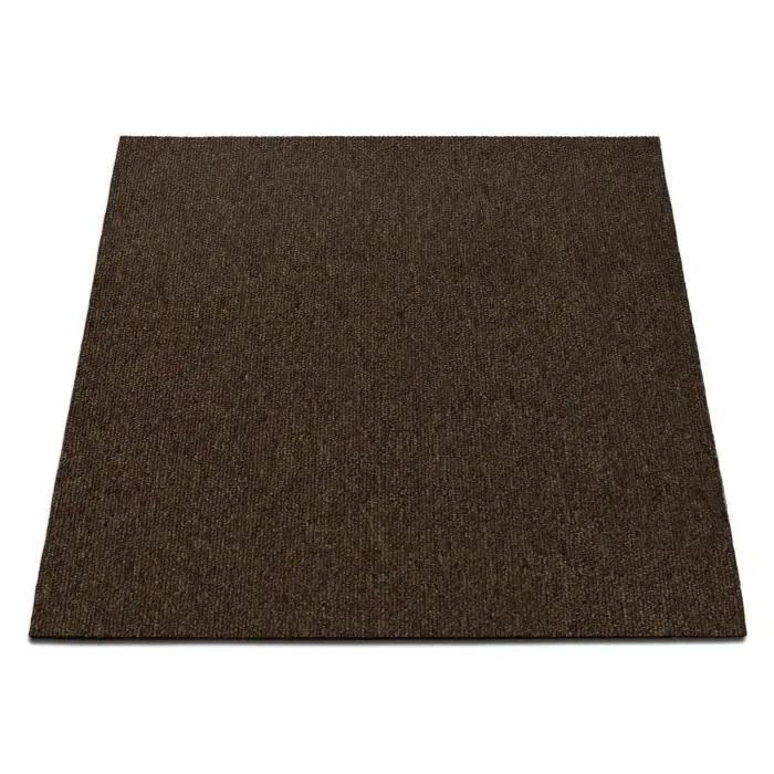 Karat - Dalles De Moquette Antistatiques Et Absorbant Les Sons Lyonn Marron 50 X 50 Cm