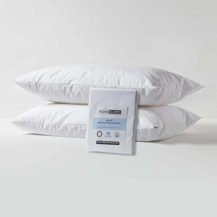Lot De 2 Protège-oreiller Imperméable 50x75cm - Homescapes
