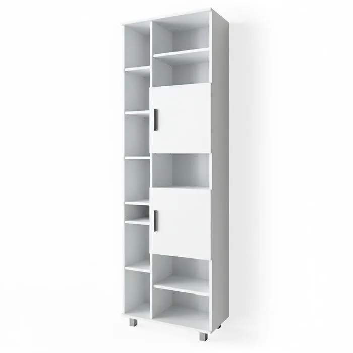Vicco Meuble de rangement de salle de bain Blanc 60x190cm
