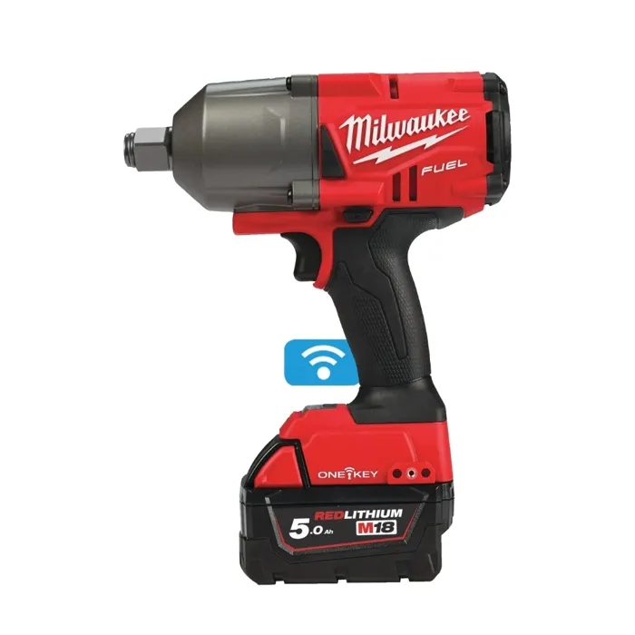 Boulonneuse à chocs 18V M18 ONEFHIWF34 502X + 2 batteries 5Ah + chargeur + HD BOX MILWAUKEE TOOL 4933459730
