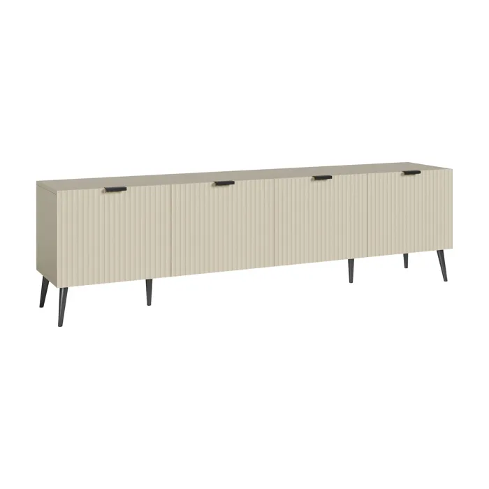 Meuble TV Nand 180 x 35 x 51 cm couleur sable en.casa