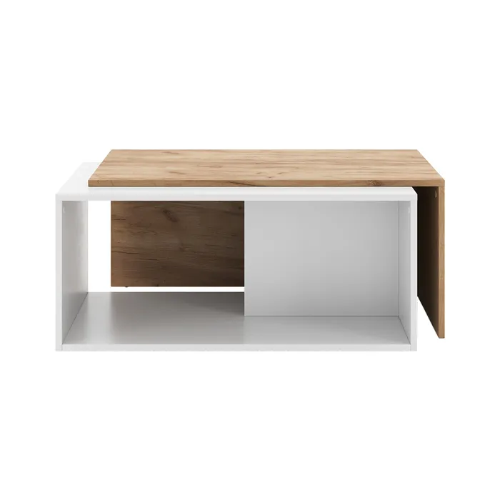 Vicco Table basse Chêne blanc/force de lor 90x48cm