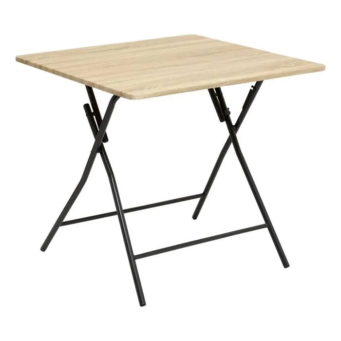 Table Pliante 4 Places Effet Bois - 5five