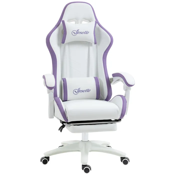 Chaise De Bureau Gaming Inclinable Réglable - Coussins Inclus