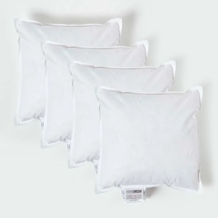 Coussin De Garnissage En Plumes De Canard, 30x30cm Lot De 4 - Homescapes