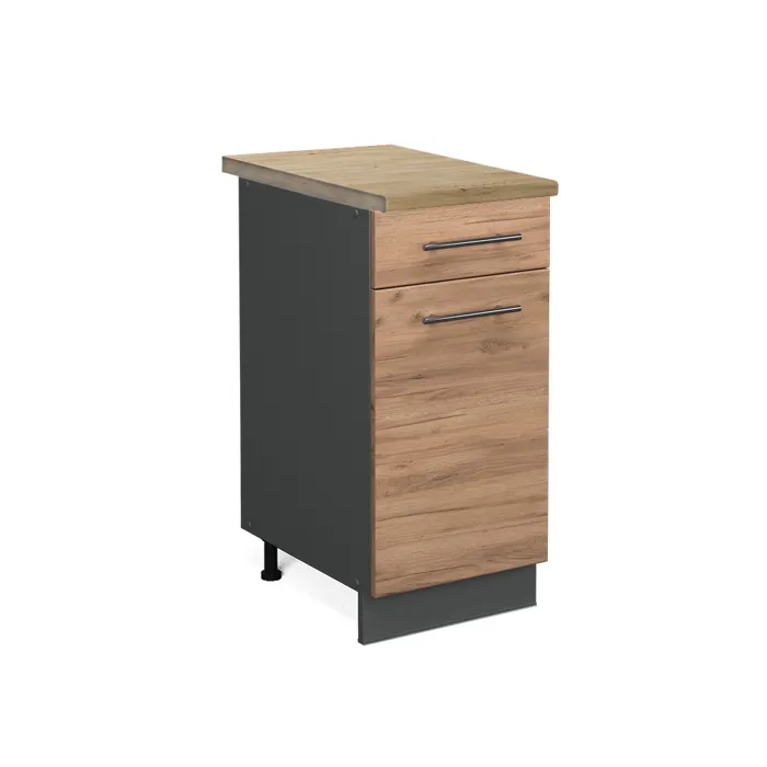Vicco Meuble cuisine Chêne de force doré 40cm, PT Chêne