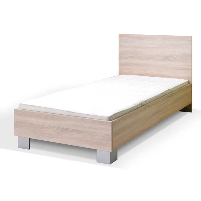 Lit enfant 90x190 collection DUNDEE. coloris chene.
