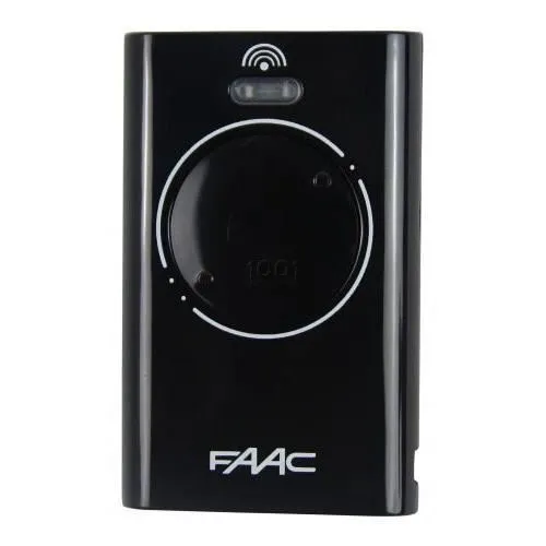 Télécommande Faac xt2 868 slh black pour portails et garages