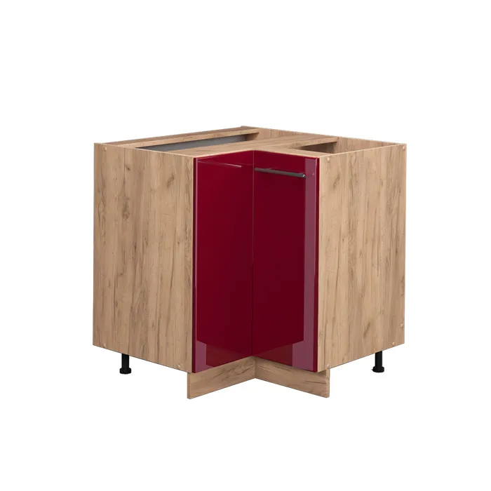Vicco Meuble dangle Rouge bordeaux Haute brillance 80.5cm sans PT