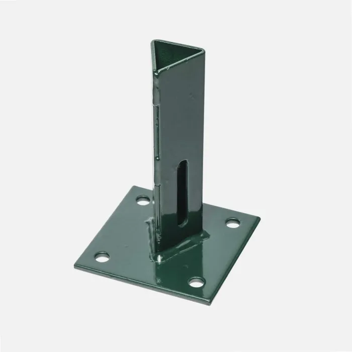Support poteau fer forme T WERKA PRO vert