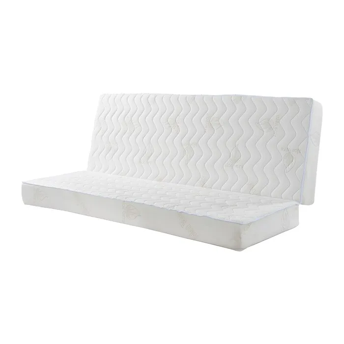 Matelas 130 x 190 cm clic-clac aloe vera ép.16cm - ALOHA de NATUREA