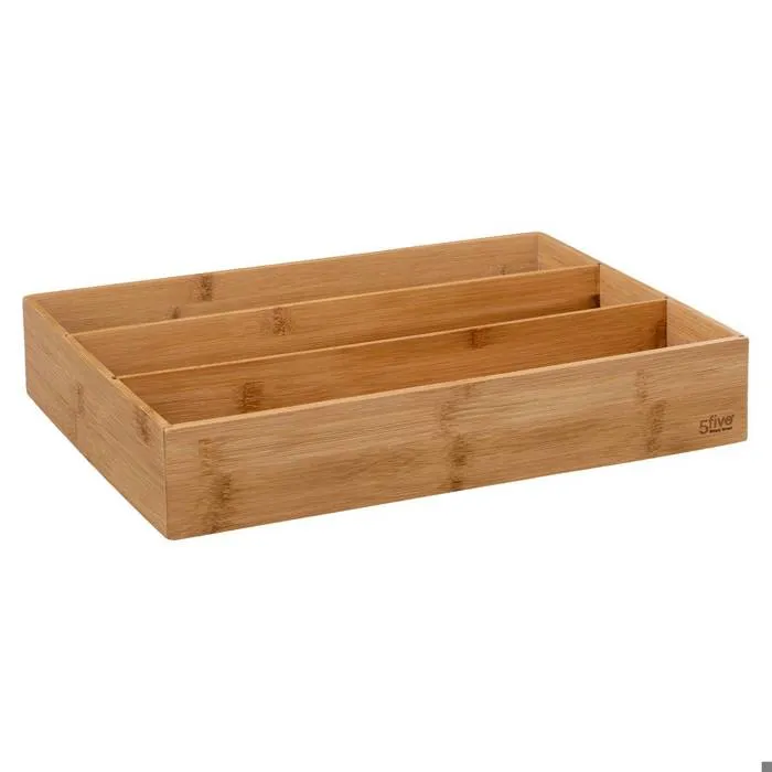 Range-couverts 3 Compartiments "tidy Smart" Bambou - 5five