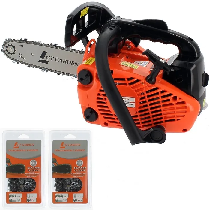 Tronçonneuse Élagueuse Thermique 25 Cm3, 1.2 Cv, Guide 26 Cm