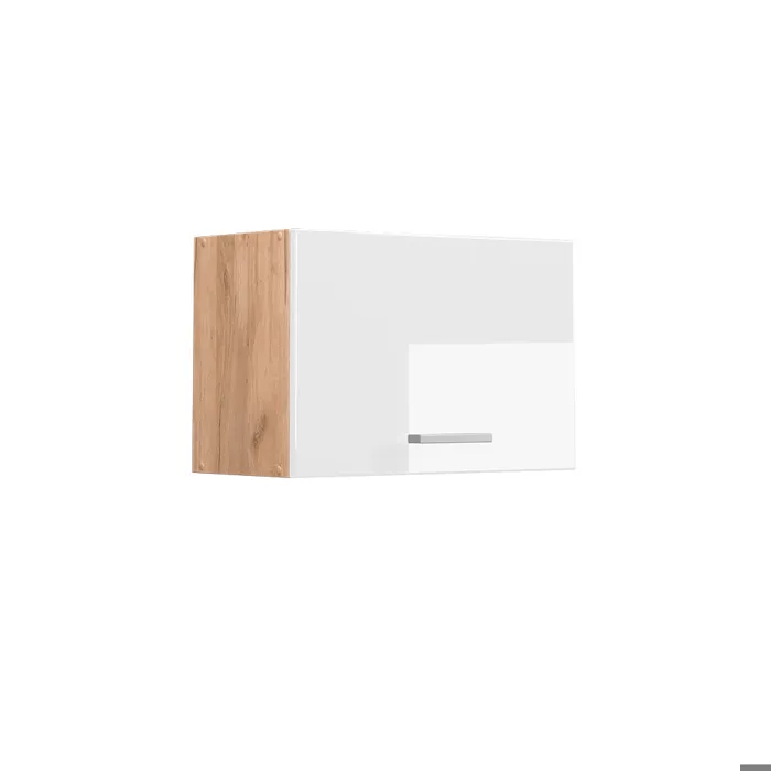 Vicco Elément haut de cuisine Blanc Haute brillance 60cm Plat