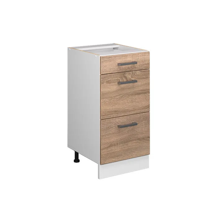 Vicco Meuble cuisine Sonoma 40cm avec tiroirs, sans PT