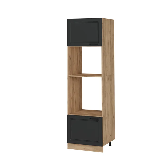 Vicco Armoire micro-ondes Anthracite campagne 60cm