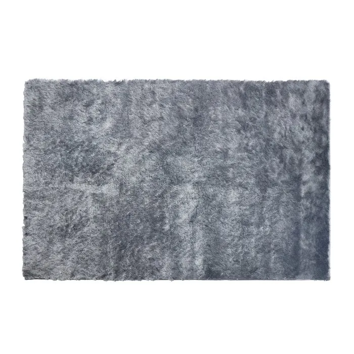Tapis shaggy à poils longs ultra doux - 160 x 230 cm - Gris - DOLCE