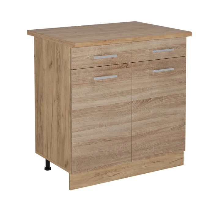 Vicco Meuble cuisine Sonoma 80cm, PT Chêne