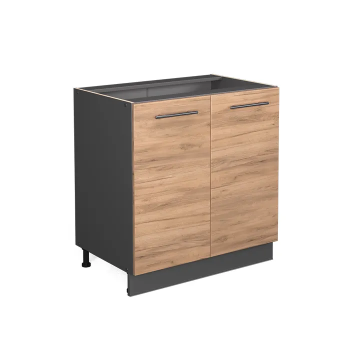 Meuble Bas De Cuisine Fame-line 80cm Sans Plan De Travail Vicco