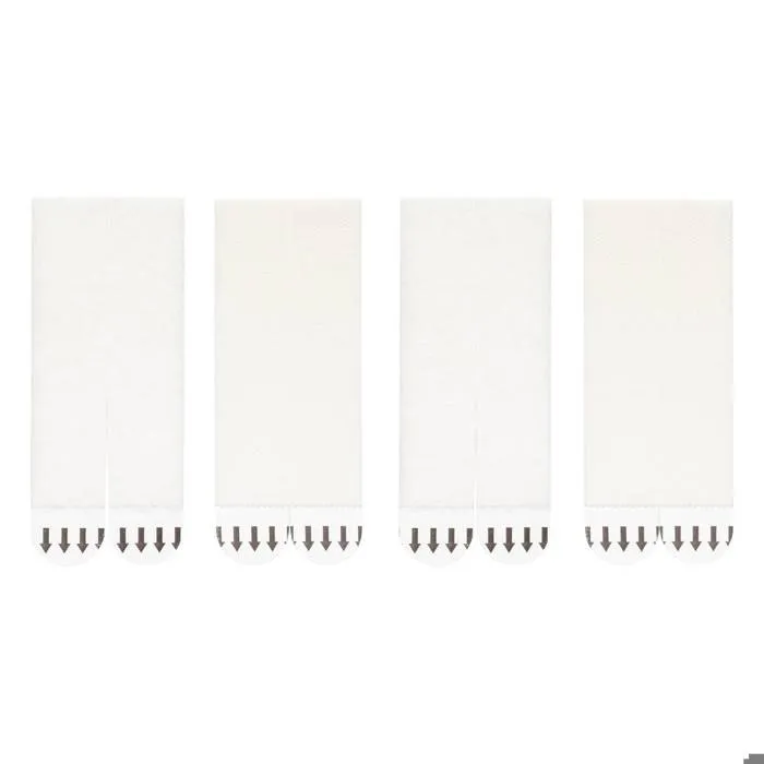 8 bandes de fixation murale sans perçage blanc 9,3x1,9cm - Blanc- 5five