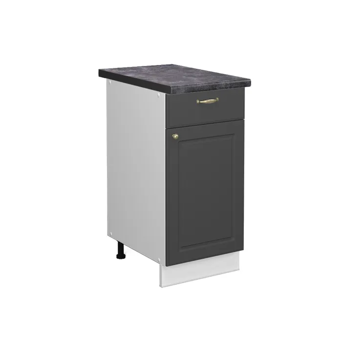 Vicco Meuble cuisine Anthracite-or 40cm, PT Anthracite