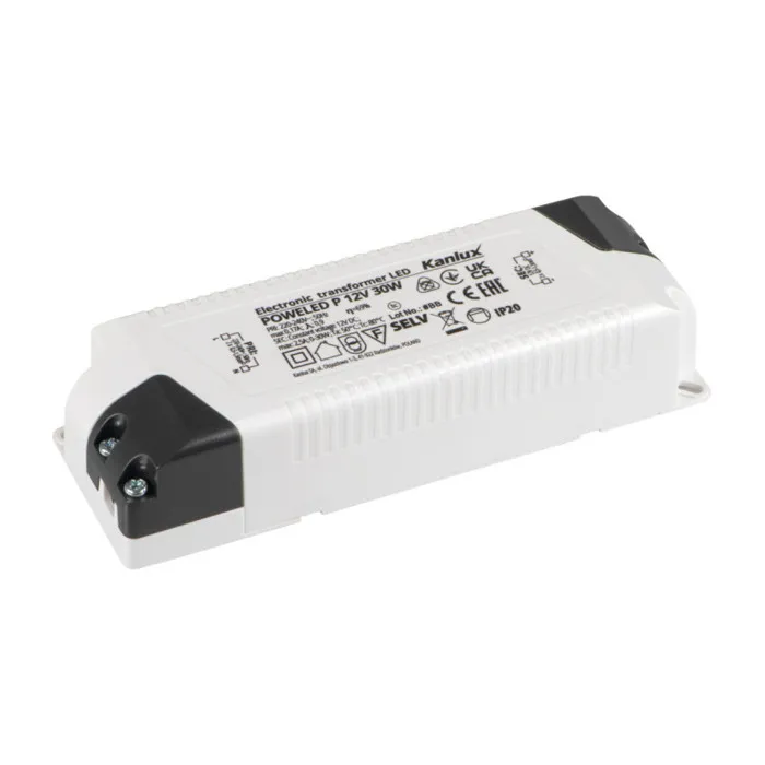 Transformateur LED électronique 12V 30W - Compact - Sécurité IP20 - Kanlux